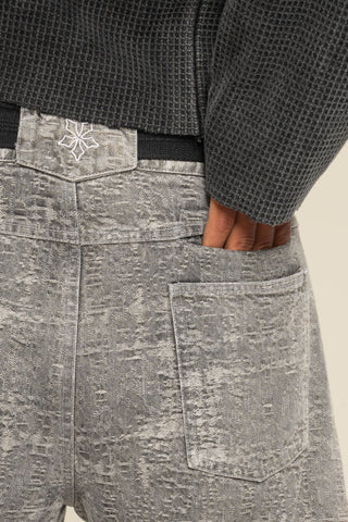 Dusted Denim Pants