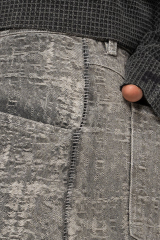 Dusted Denim Pants