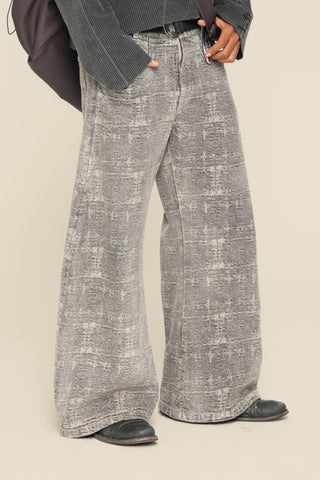 Dusted Denim Pants