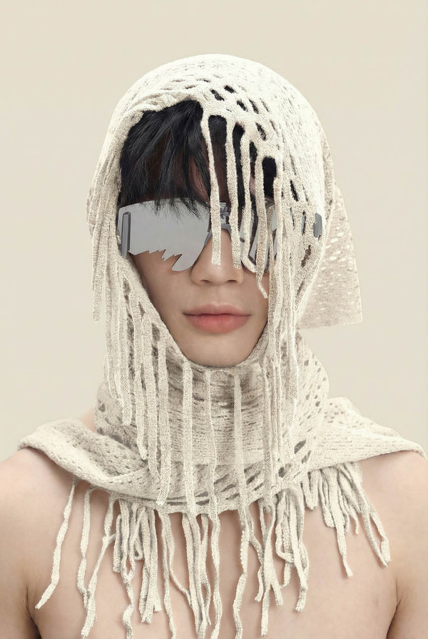 Eroded Scarf — Salt